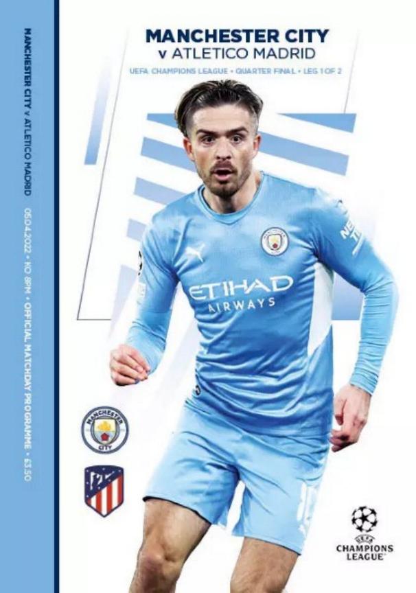 2021/22 CHAMPIONS LEAGUE - MAN CITY v ATLETICO MADRID
